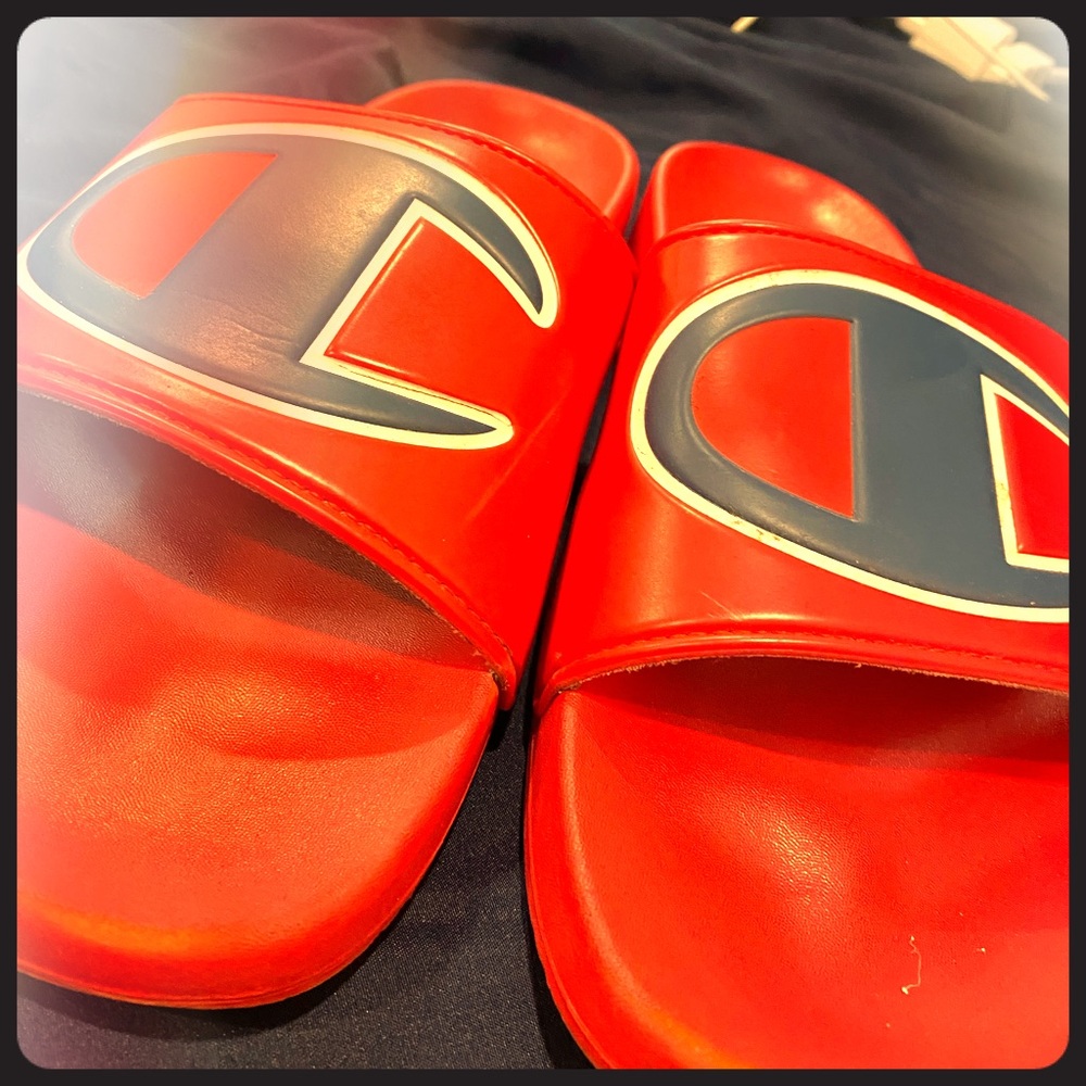 Red Champion Slides